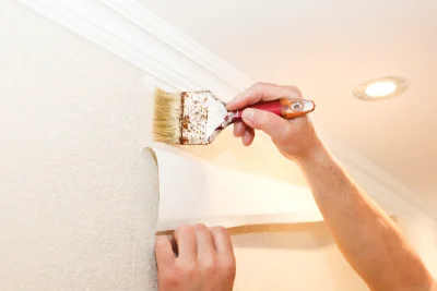 Pose de papier peint à Marconne — revêtements muraux et toiles de verre